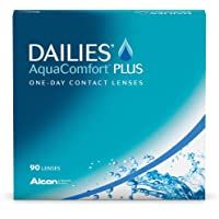 Los mejores  - Dailies Aqua Comfort Plus - Lentes de contacto esféricas diarias (R 8.7 - D 14 - -1.5 Diop)- Pack de 90 uds.